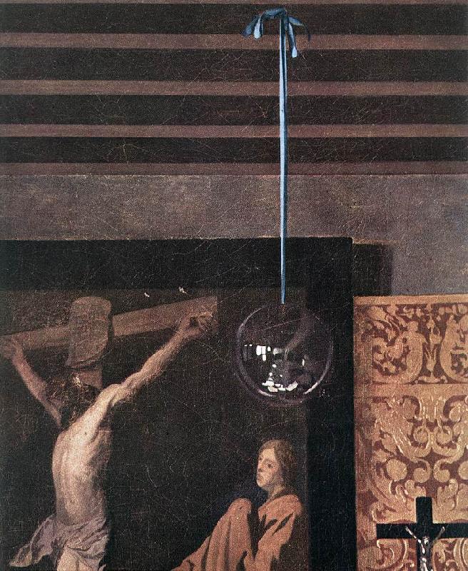 VERMEER VAN DELFT, Jan The Allegory of Faith (detail) r oil painting image